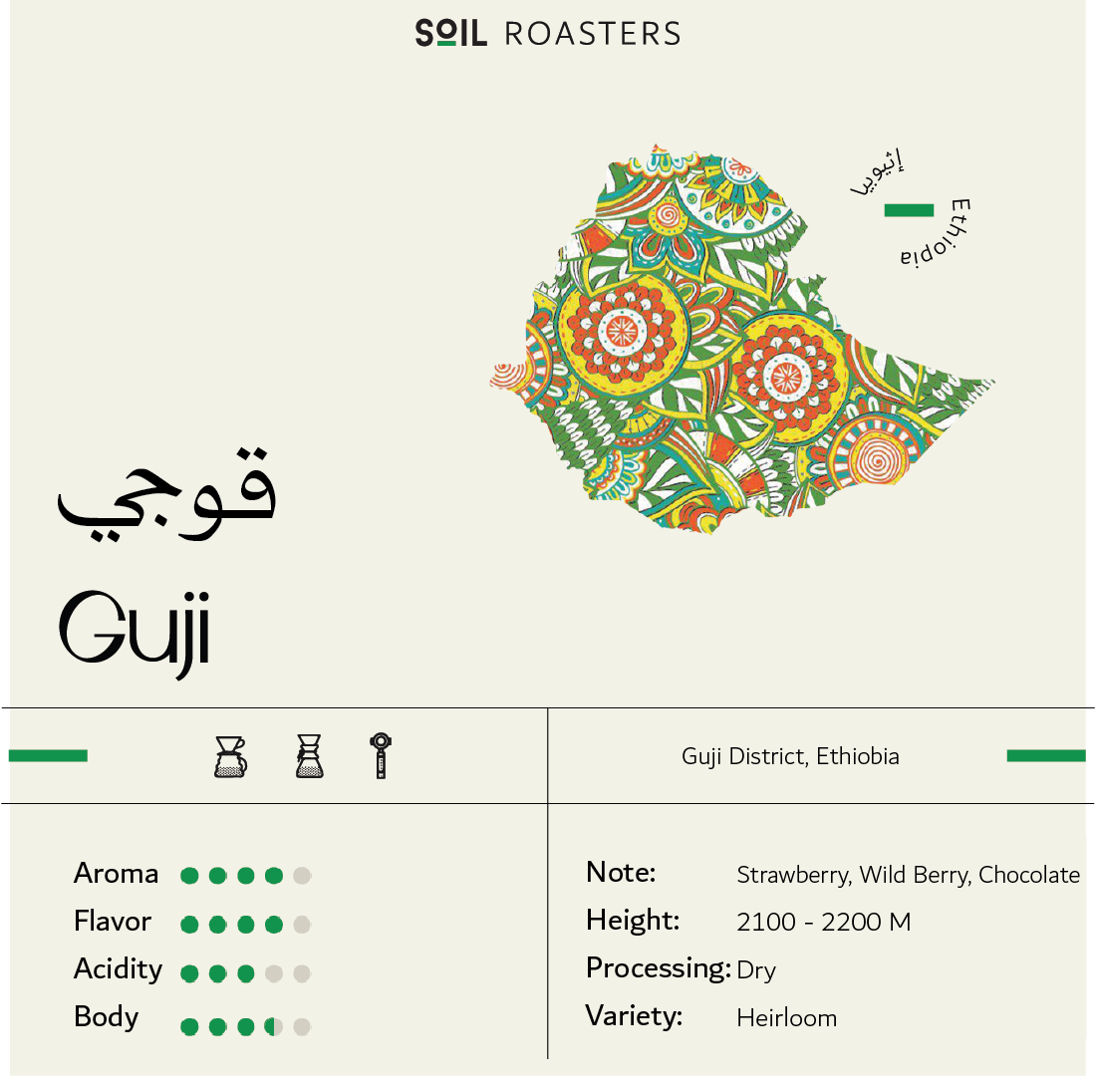 Soil Roasters - Ethiopia Guji 250g