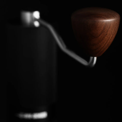 Mhw-3Bomber Racing M1- Manual Coffee Grinder Titanium Plated Burr- Black Walnut Handle