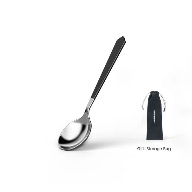 Mhw-3Bomber Cupping Spoon Black Silver