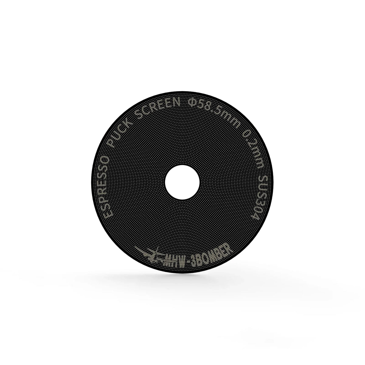 Mhw-3Bomber Espresso Puck Screen  Hollow Titanium Black - 58.5mm