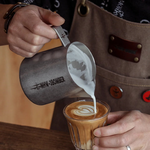 Mhw-3Bomber Milk Pitcher 5.0 Silver Spot 500ml