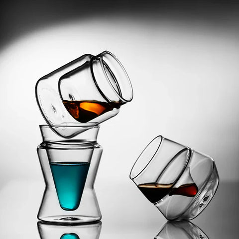 MHW-3Bomber DW Glass-H-Shaped-160ml Transparent