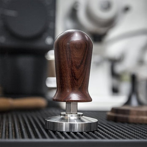 Calibrated Tamper 51mm Dark Brown Handle