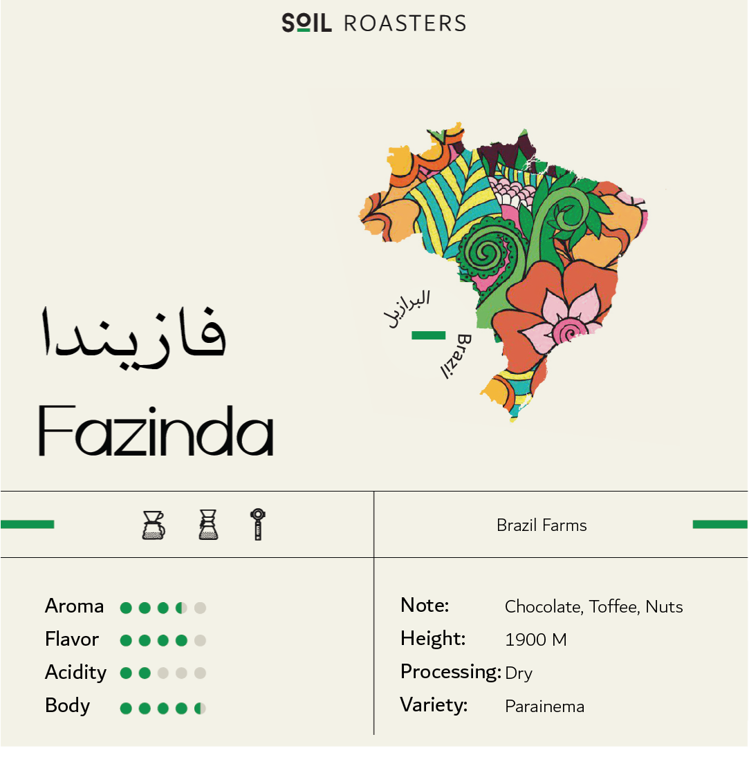 Soil Roasters- Brazil Fazenda 250g