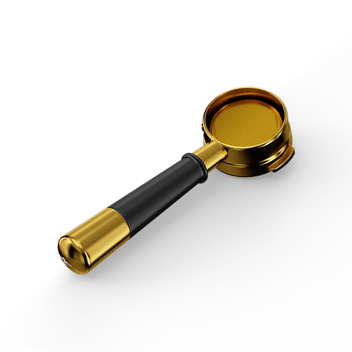 MHW-3Bomber FlowLight Collection Bottomless Portafilter 58mm - Black and Gold