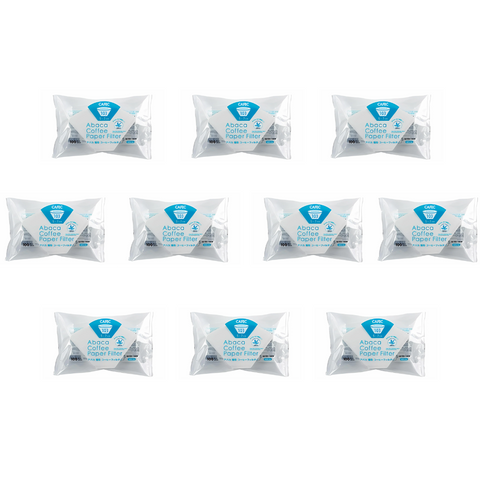 CAFEC Abaca V60 Trapezoid Paper Filter for (103) 5-7 Cups (100 Filters)