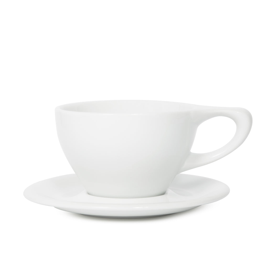 notNeutral White Lino Large Latte Cup & Saucer