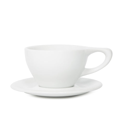 notNeutral White Lino Double Cappuccino Cup & Saucer