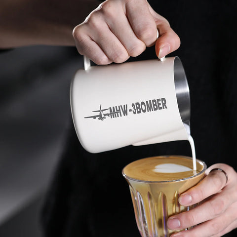 Mhw-3Bomber Milk Pitcher 3.0 600ml White - Sharp Spout