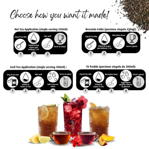 Hibiscus & Red Berries Iced Tea powder (1kg)