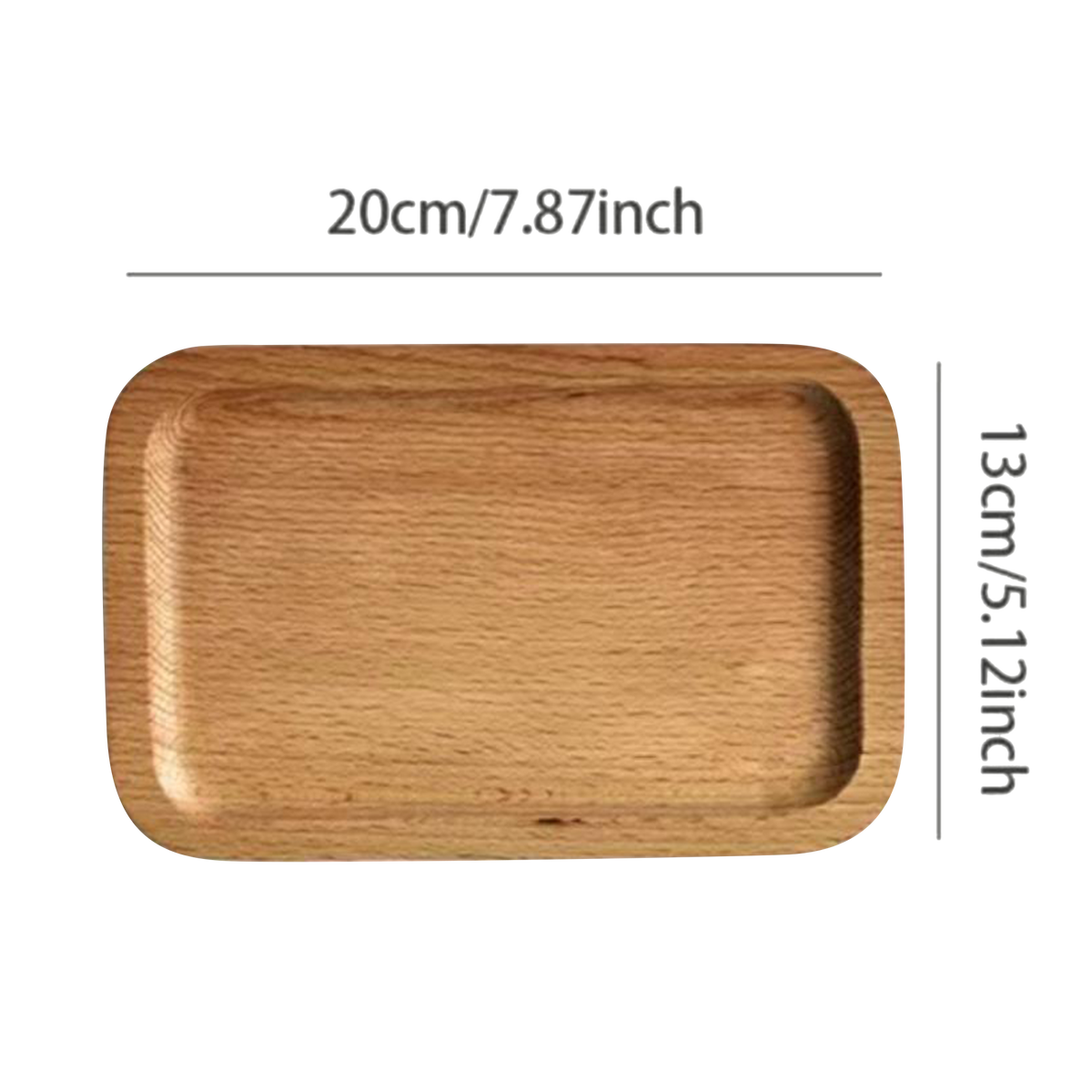 Rectangular Wooden Tray Light wood
