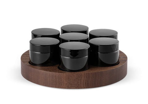 Mhw-3Bomber Beans Storage Canister (set of 7) - Black