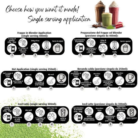 Matcha Frappe Mix - (1kg)